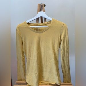 Mossimo yellow long sleeve